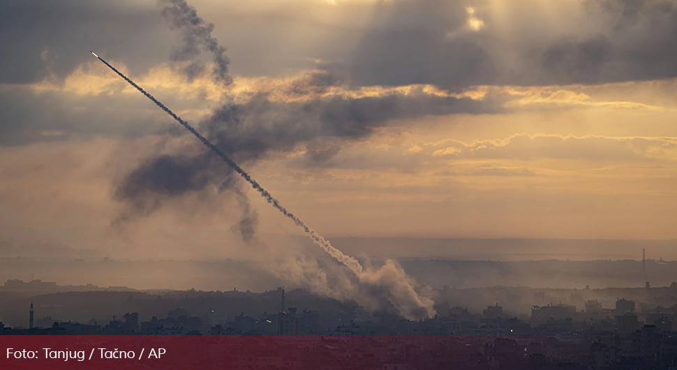 izrael raketa raketni napad tanjug ap Fatima Shbair.webp